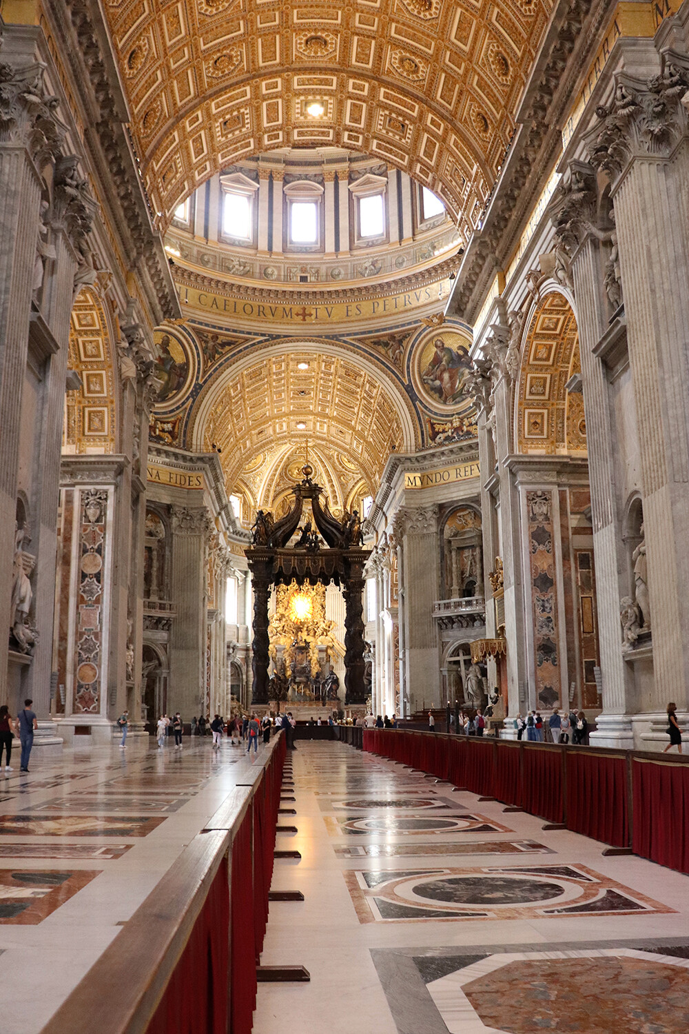 Inside St. Peter's Basilica
