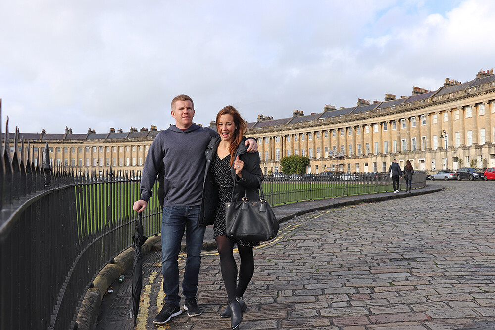 Kelly and Mark in Bath