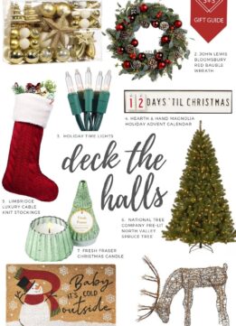 Sparkles and Shoes - Christmas 2020 Deck the Halls Decorations Gift Guide