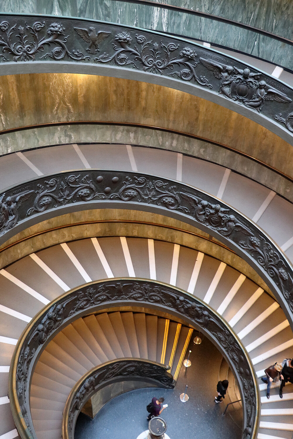 Vatican Must Sees - View of the Vatican Spiral Staircase