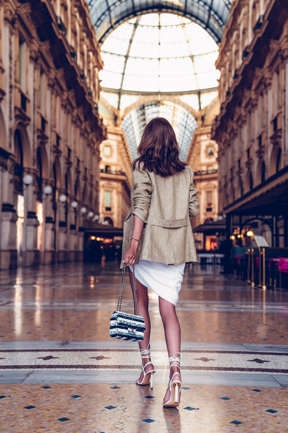 Viva Luxury Smith Unstructured Blazer in Milan