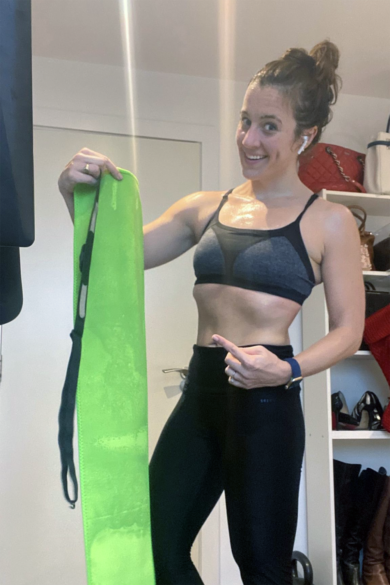 Workout with Sweatband