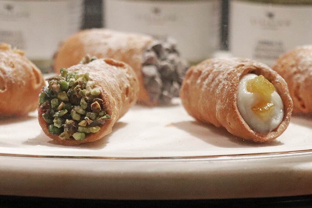 Cannolis at Selfridges Christmas Market