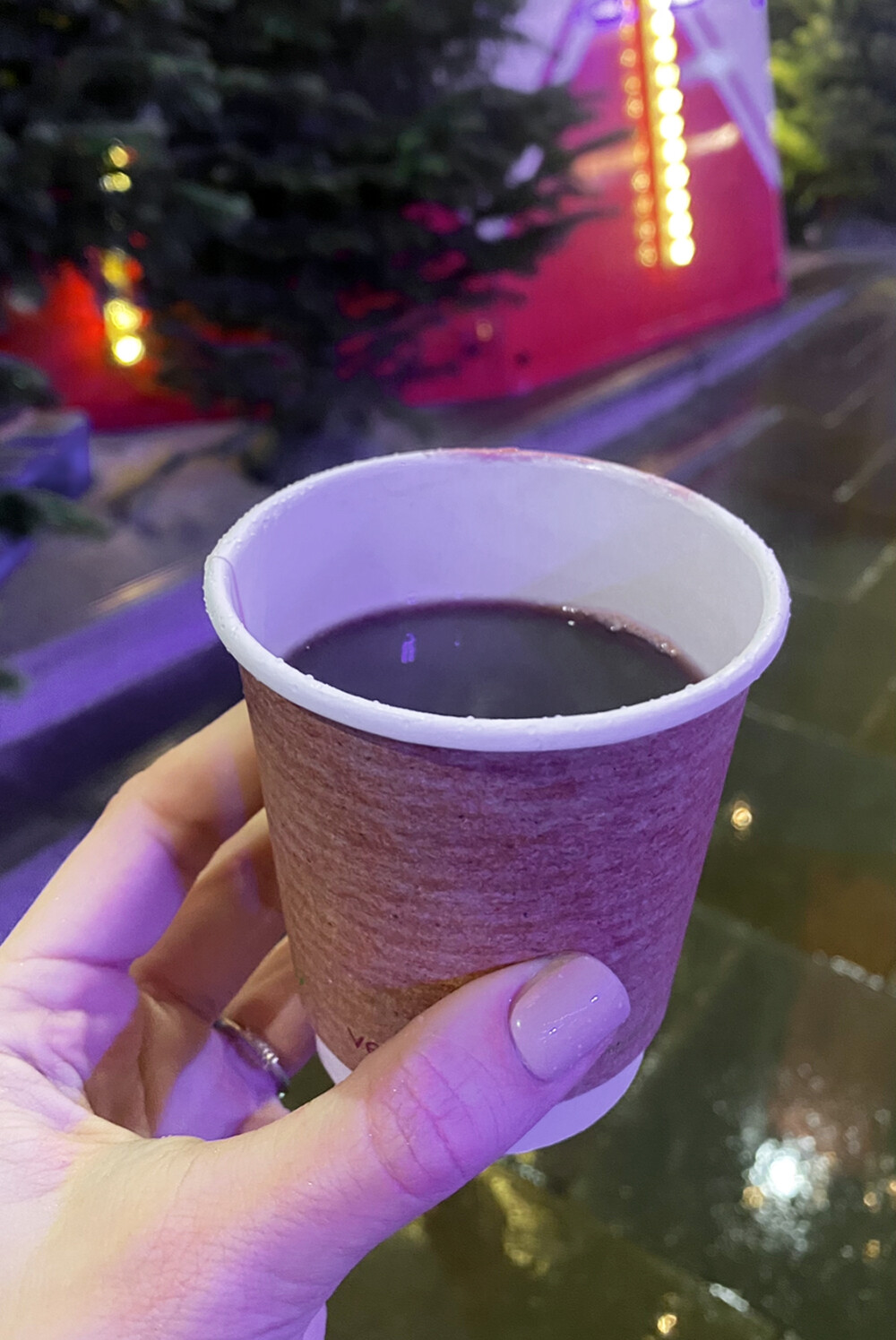 Christmas Market Mulled Wine in London
