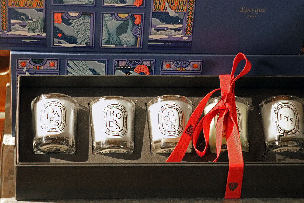 Diptyque Set Of Five Scented Candles in Selfridges Selection