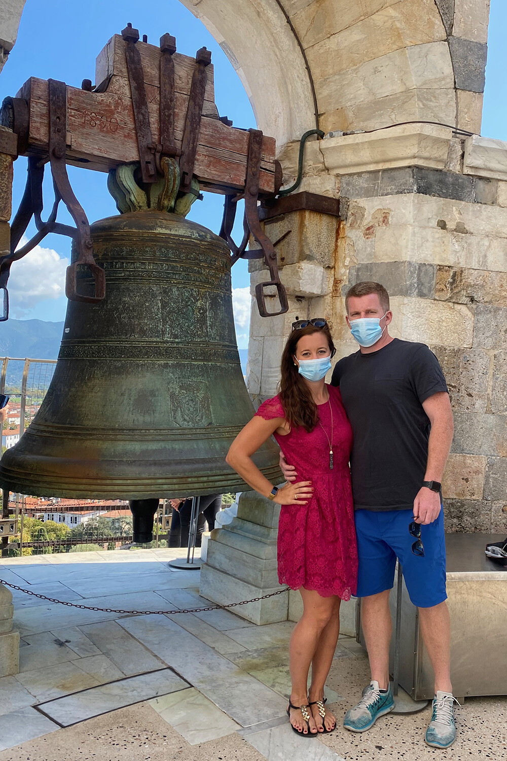 Kelly and Mark in Pisa