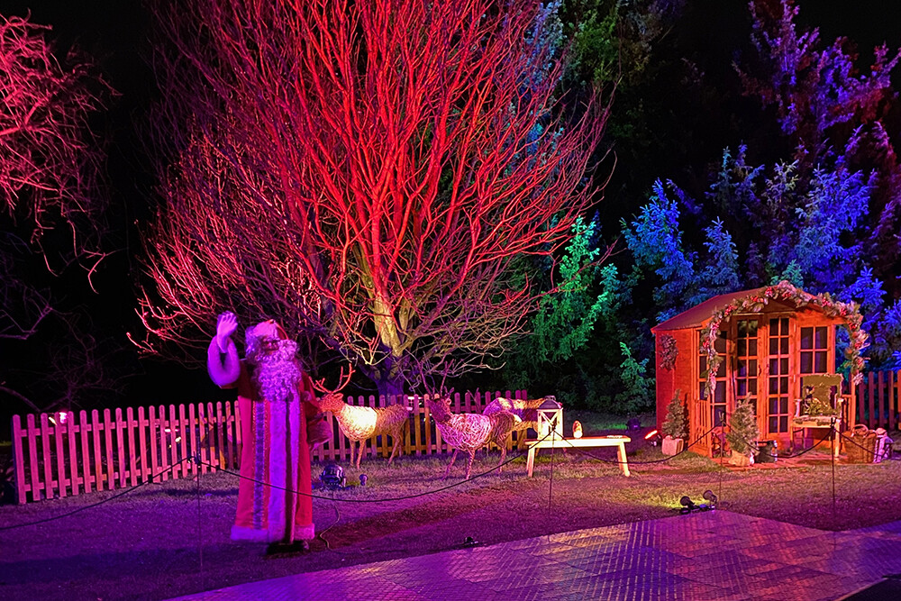 Santa at the Winter Garden