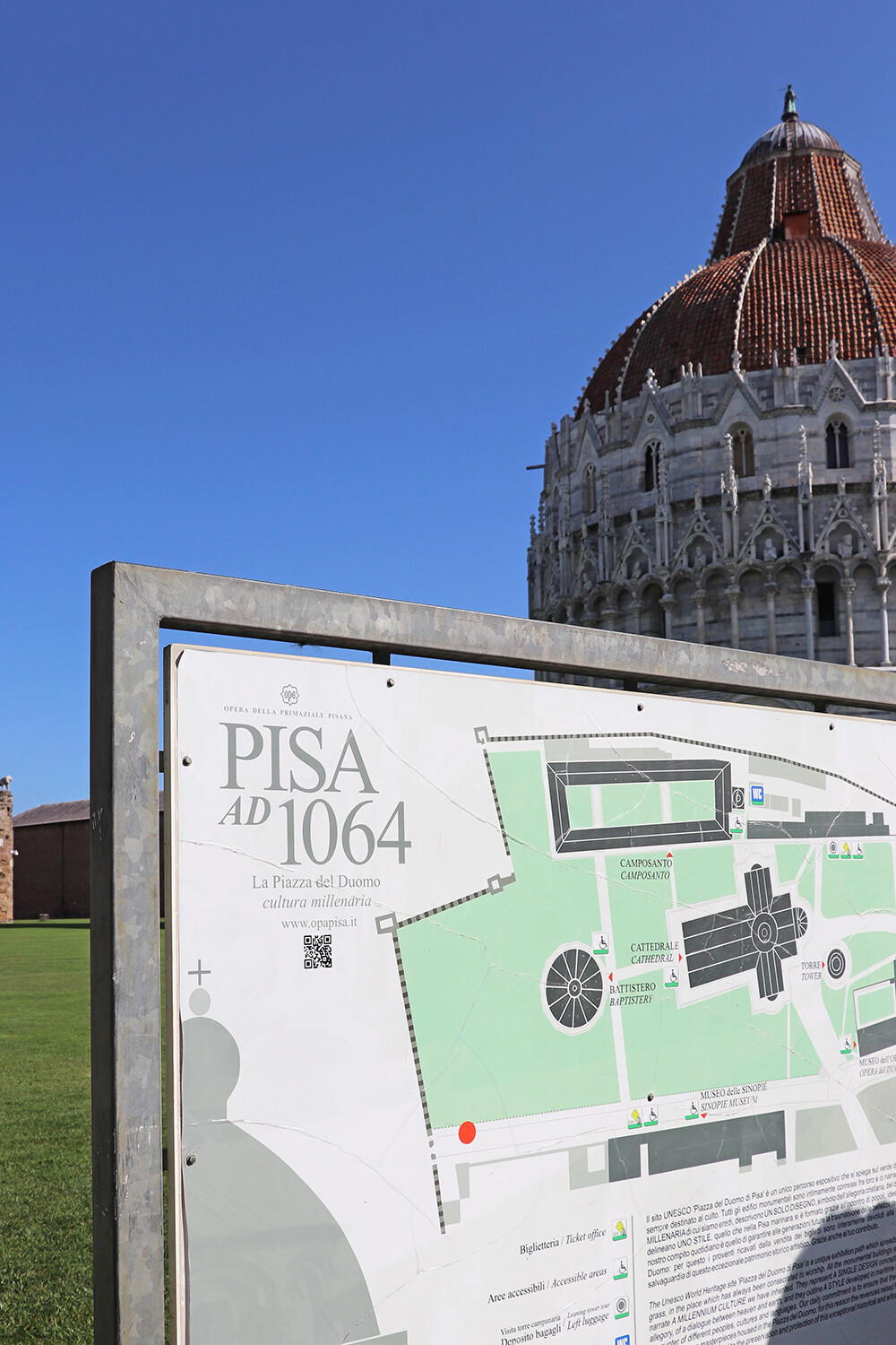 The Piazza del Duomo in Pisa