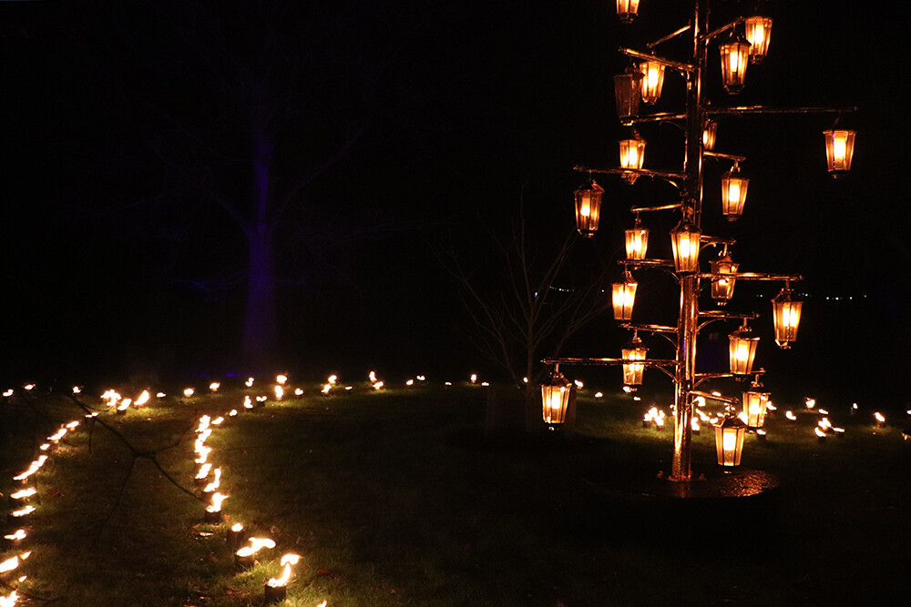 The Scented Fire Garden at Kew