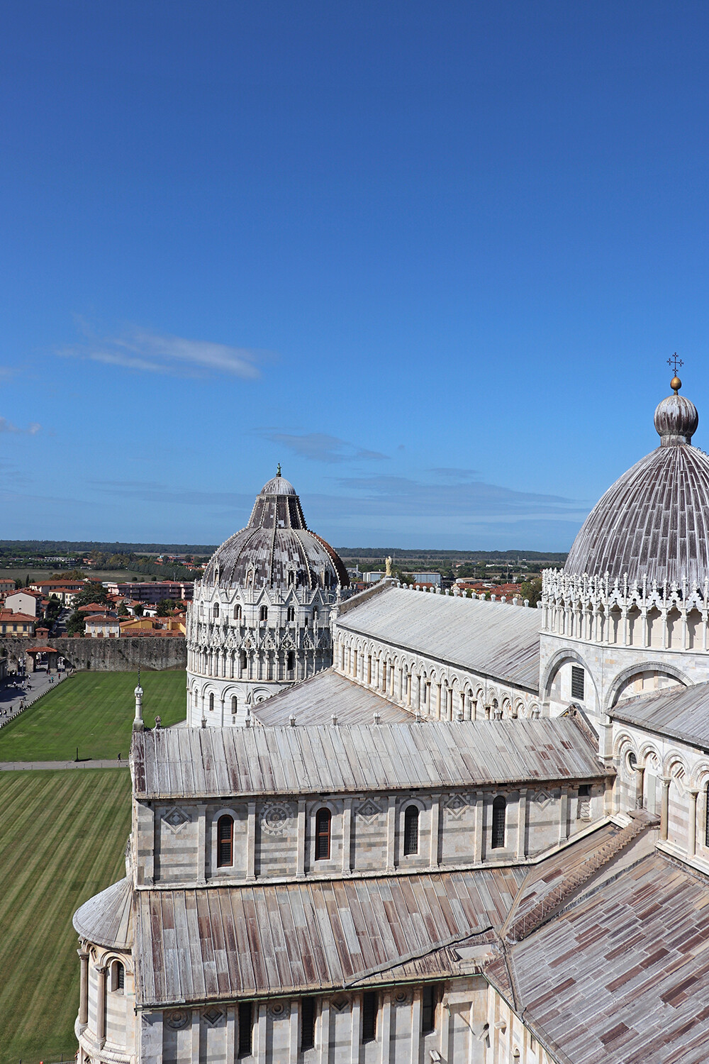 View of the Cattedrale di Pisa from the Tower