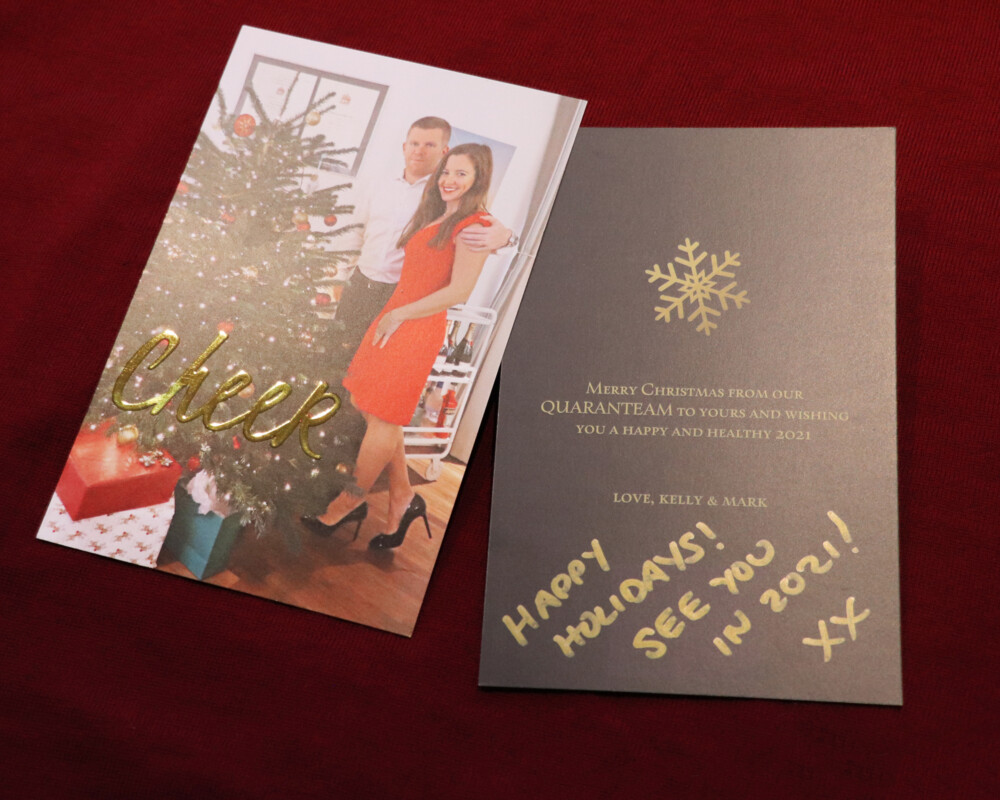 Kelly and Mark Holiday Card - Merry Christmas 2020