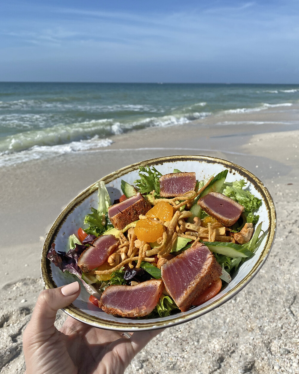 Ahi Tuna Salad at Barefoot Beach Club