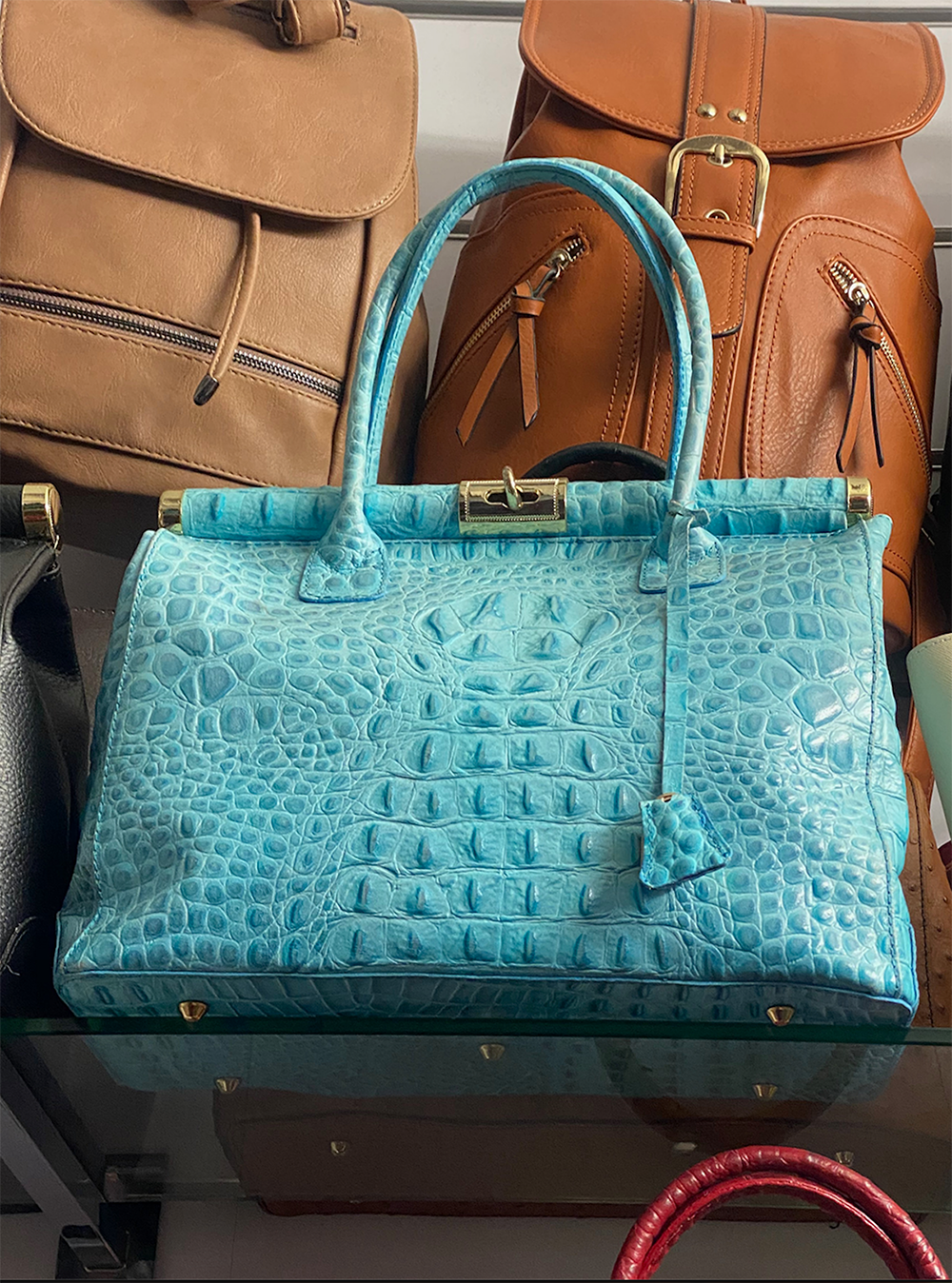 Leather Bag in Italy