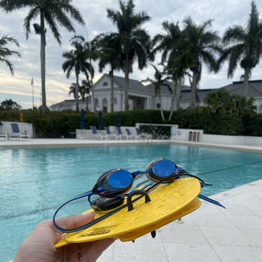 Swimming Laps in Florida New Years