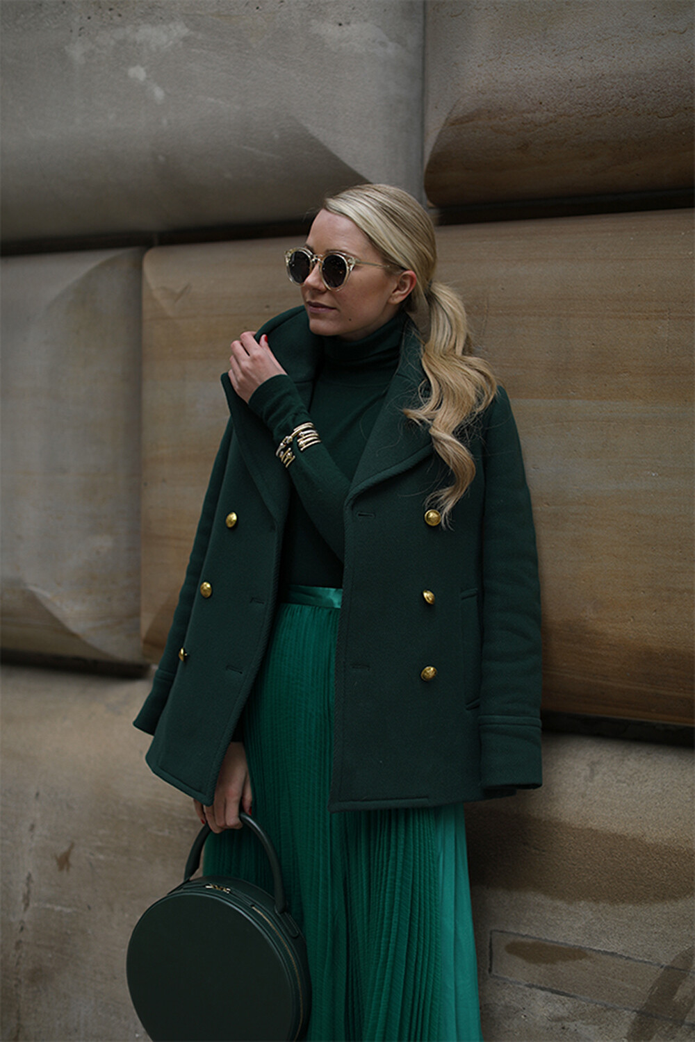 Blair Eadie Atlantic Pacific - Green Outfit with David Yurman