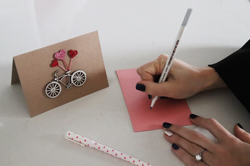 Design Bundles Share the Love Valentines Day Holiday Cards for Friends