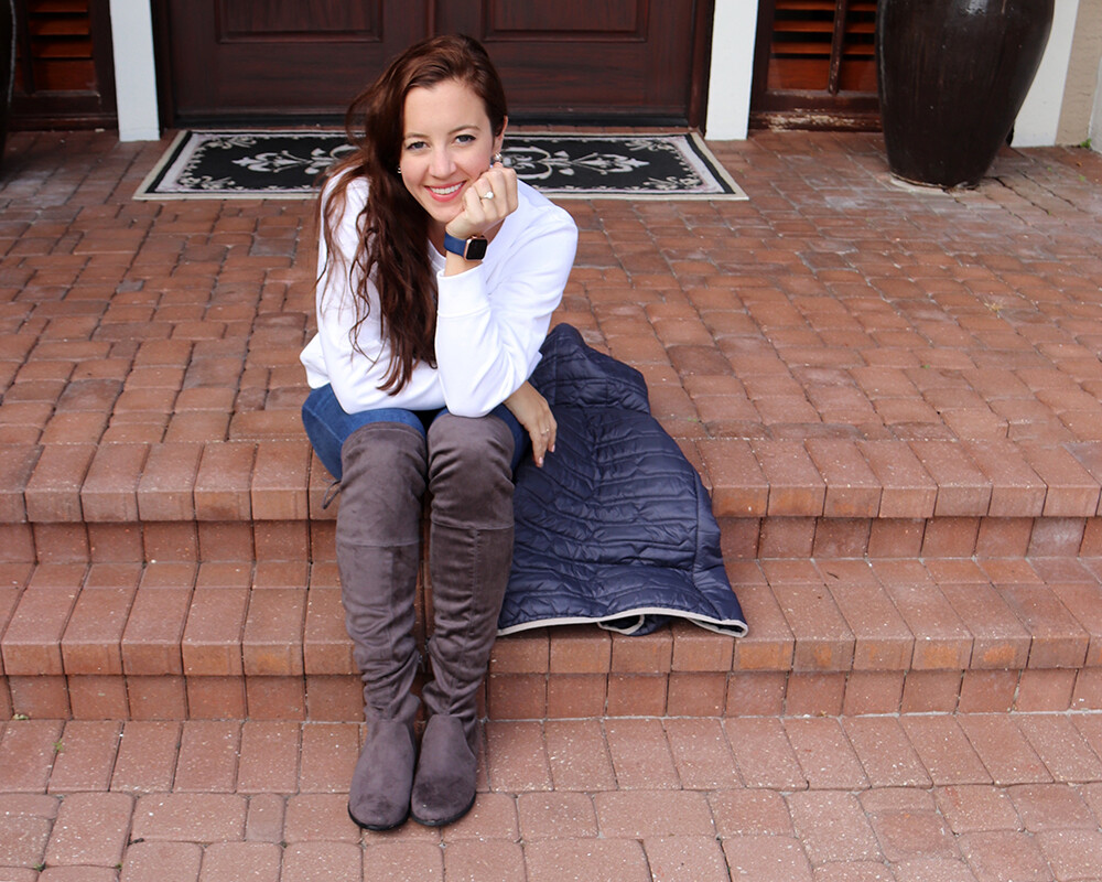 Sidney Microsuede Over the Knee Boots from Target