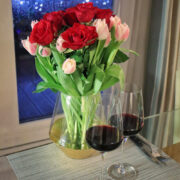 Sparkles and Shoes Valentines Day 2021 with Red Wine