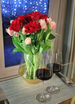 Sparkles and Shoes Valentines Day 2021 with Red Wine