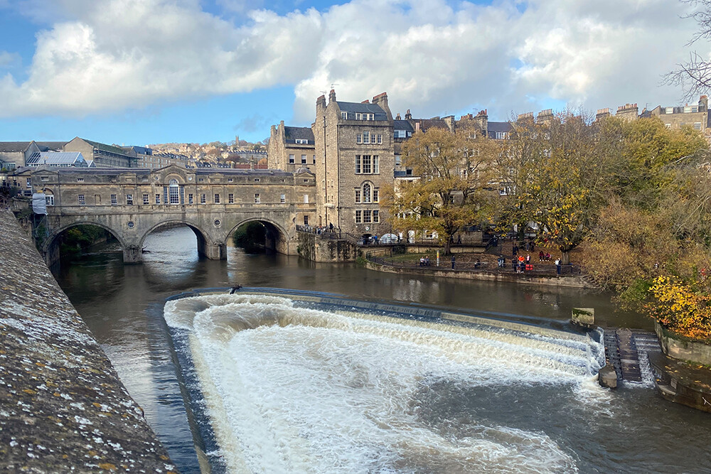 The Pulteney Bridge in Bath