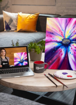 Valentines Online Date Ideas - Yaymaker Virtual Paint Night