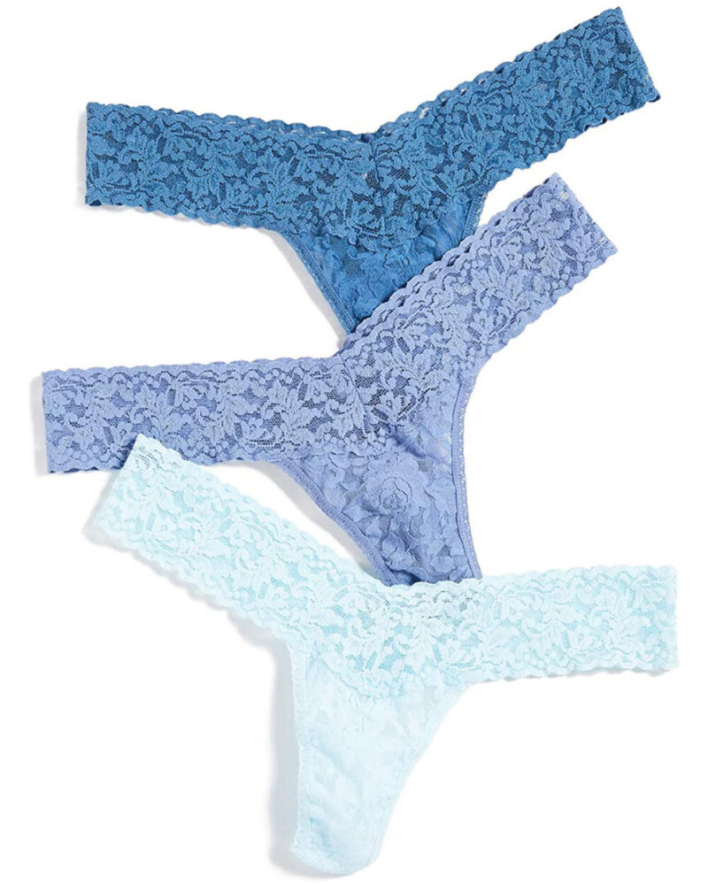 hanky panky Women's Something Blue Panty 3 Pack