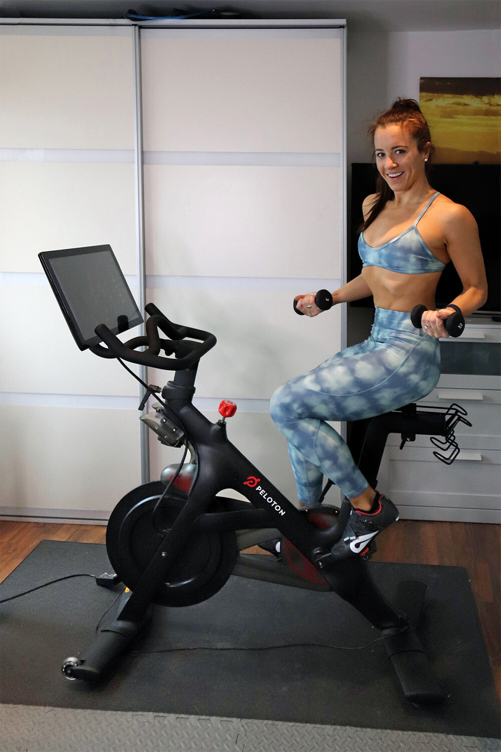 February Fitness Update - UK Blogger Doing Peloton Arms Ride