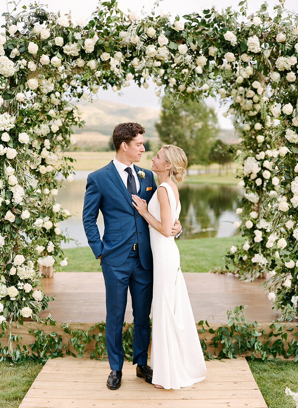 Flower Arches - Rachel Havel Photography - Madeline and Will Wedding