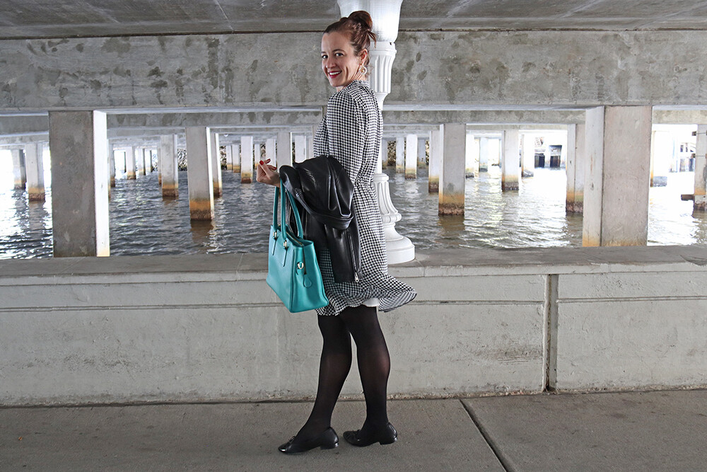 Houndstooth Dress in Florida