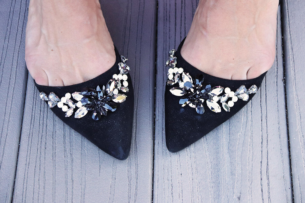 Ivanka Trika Jewel Black Flats