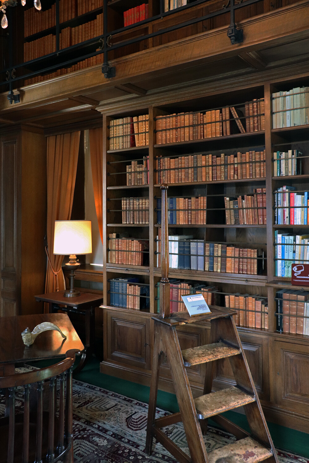 Library at Villa del Balbianello