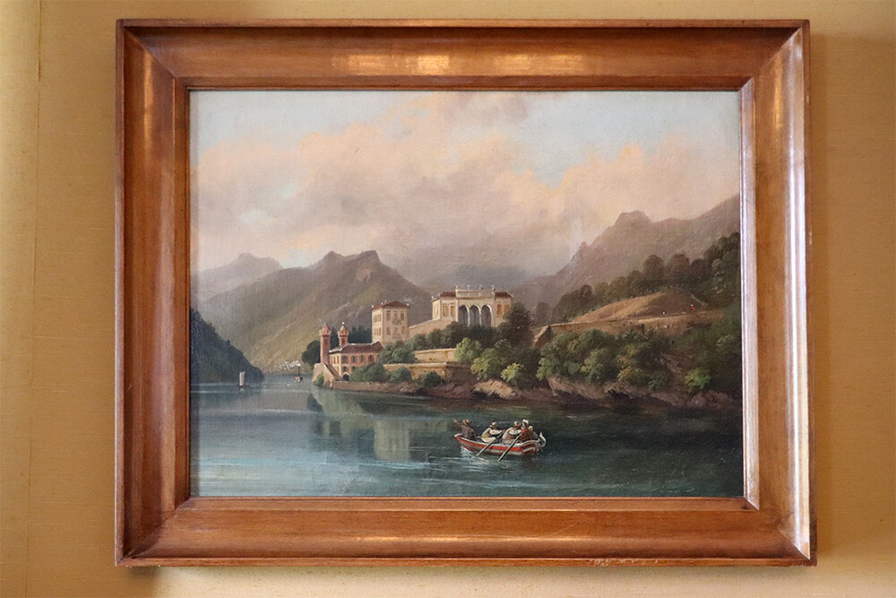 Painting of Lake Como