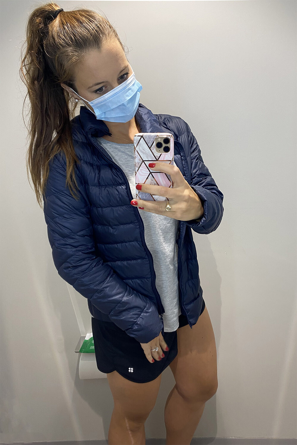 St Lucia Travel Stye in a Uniqlo Puffer Jacket