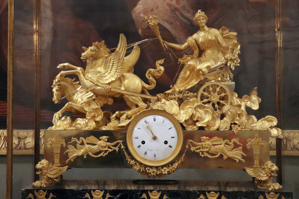 Gold Clock in Florence Musuem