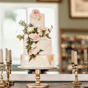 Gold Drip CakeGreen shot by Antlers Photography