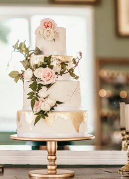 Gold Drip CakeGreen shot by Antlers Photography