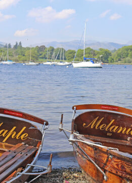 Lake District Long Weekend - Row Boats for Hire in Ambleside on Lake Windermere