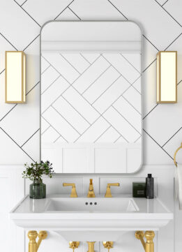 Orren Ellis Weeksville Modern and Contemporary Bathroom Vanity Mirror