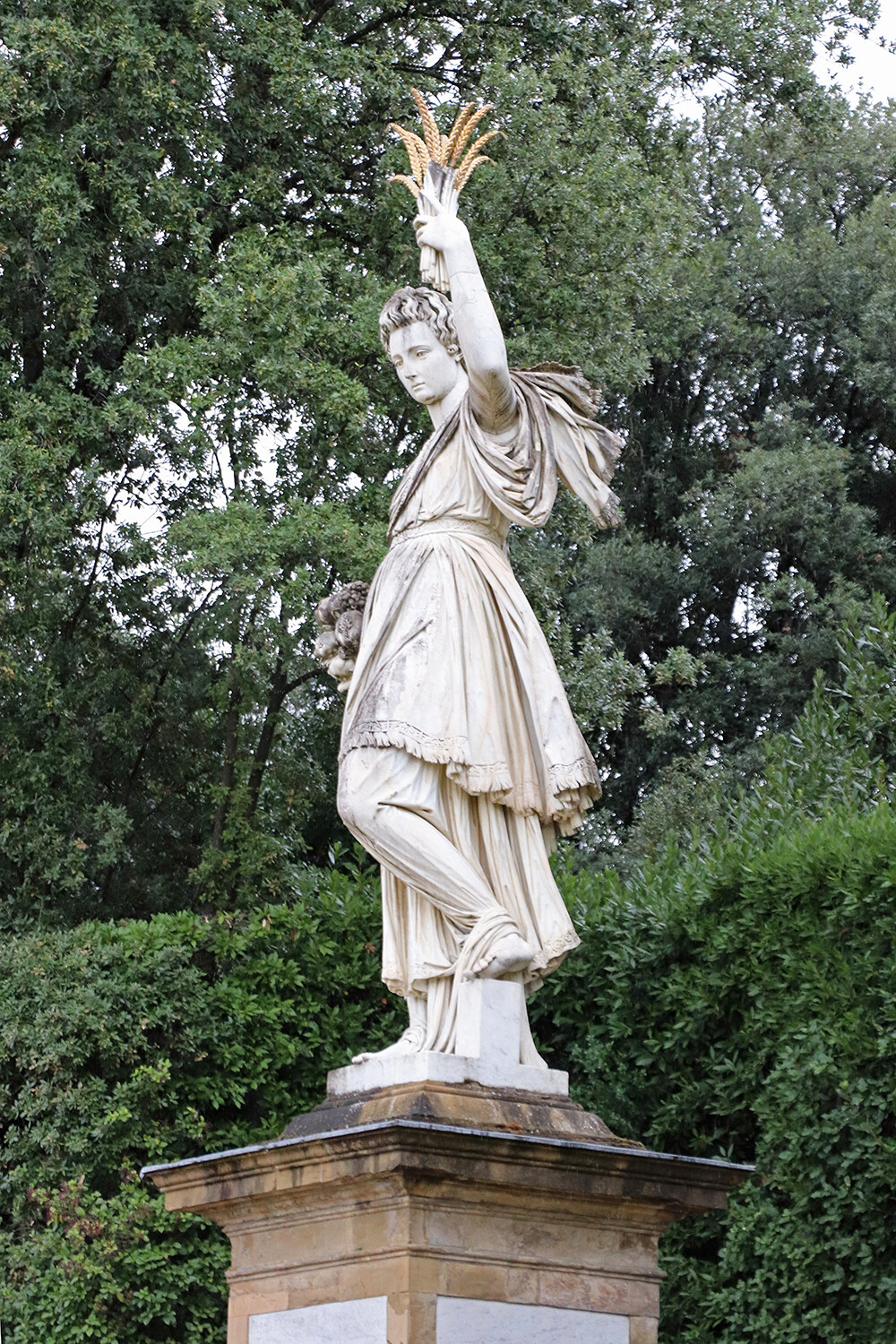 Statue in the Boboli Gardens in Florence