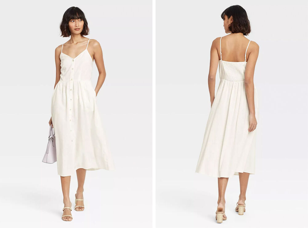 Target A New Day Sleeveless Button-Front Dress