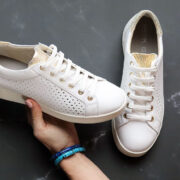White Shoes - Geox Jaysen 59 Low Top Sneakers