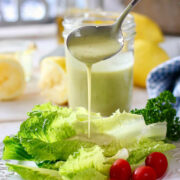 3 Minute Lemon Dijon Vinaigrette Whole30 Friendly from Laughing Spatula