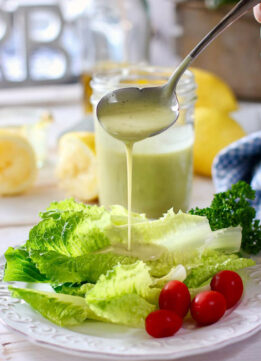 3 Minute Lemon Dijon Vinaigrette Whole30 Friendly from Laughing Spatula