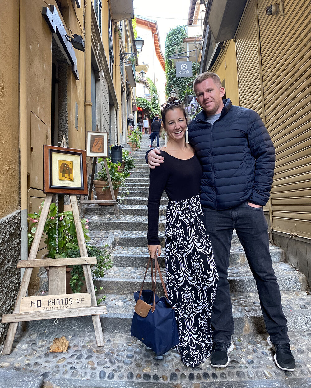 Couple Shot in Lake Como