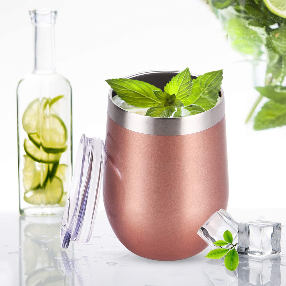 gold wine tumbler