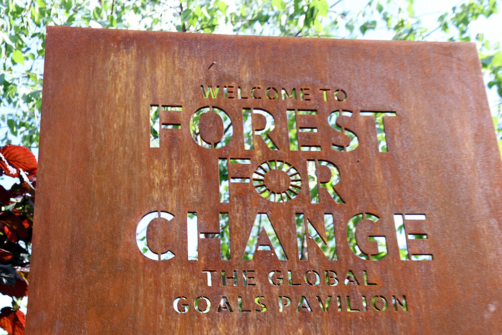 The Forest for Change as Part of the  London Design Biennale 2021