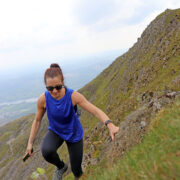 Travel Blogger Hiking a Loop Trail in the Lake District