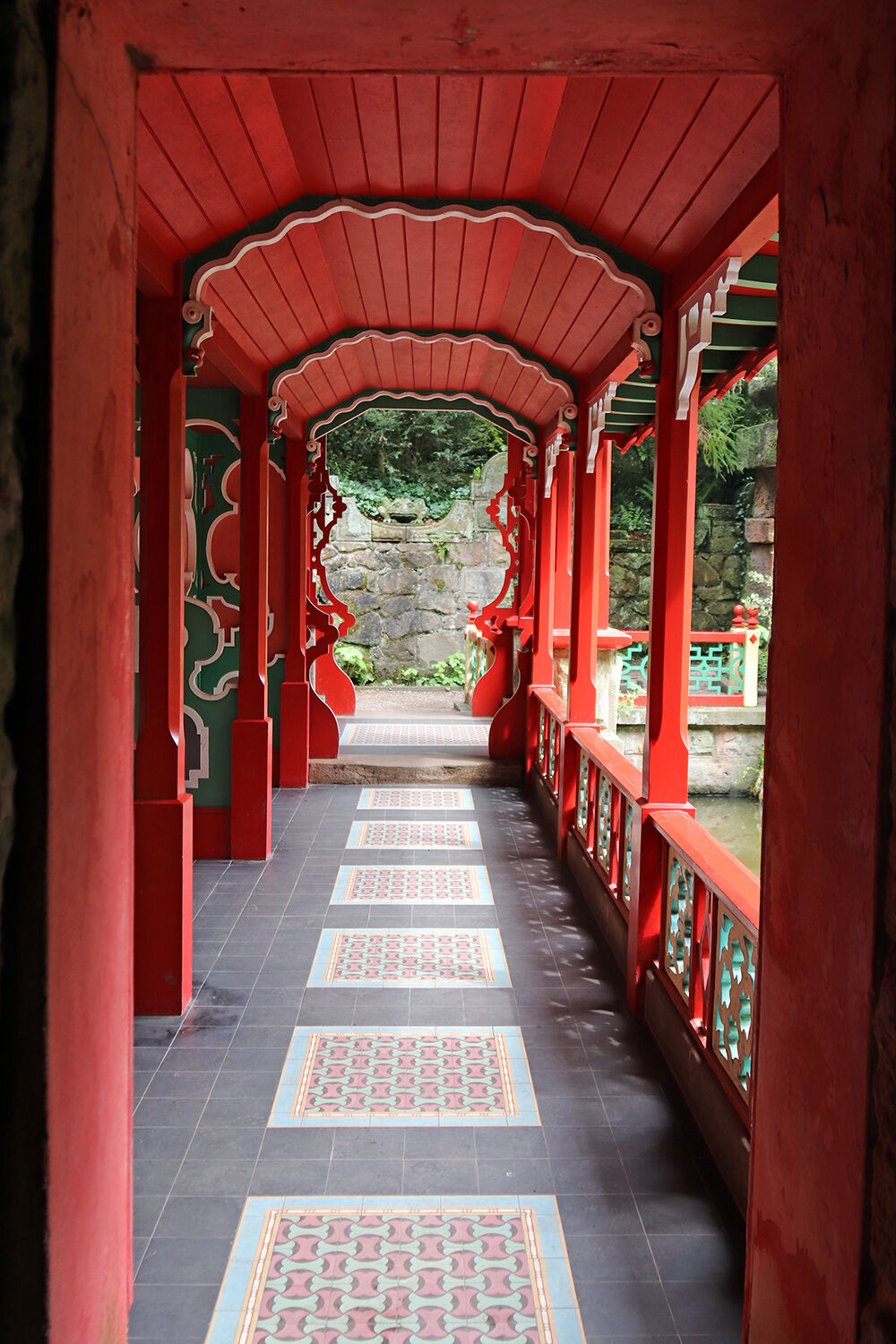 View Inside the Chinese Pagoda