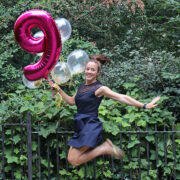 Jumping for my 9th Blog Birthday