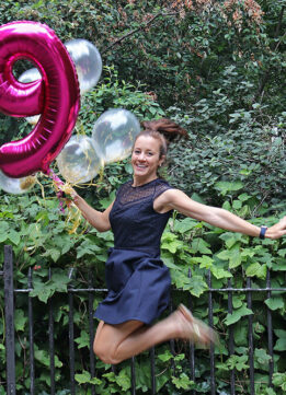 Jumping for my 9th Blog Birthday